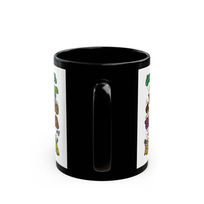the bum's shit - Black Mug (white)