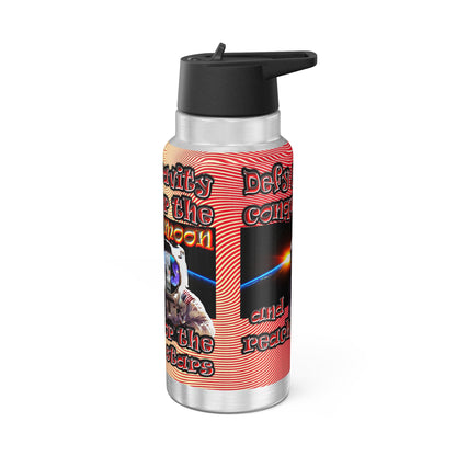 defy conquer reach - Gator Tumbler, 32oz  (yellow-orange wave)