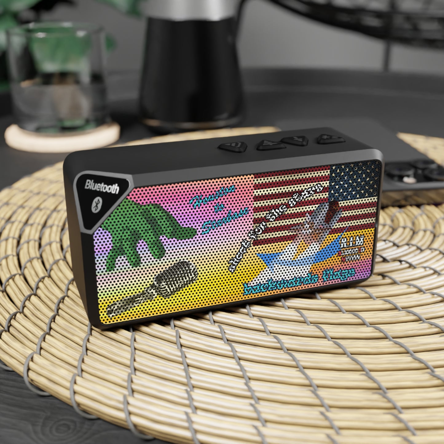shoot for the stars - Jabba Bluetooth Speaker (color blur)