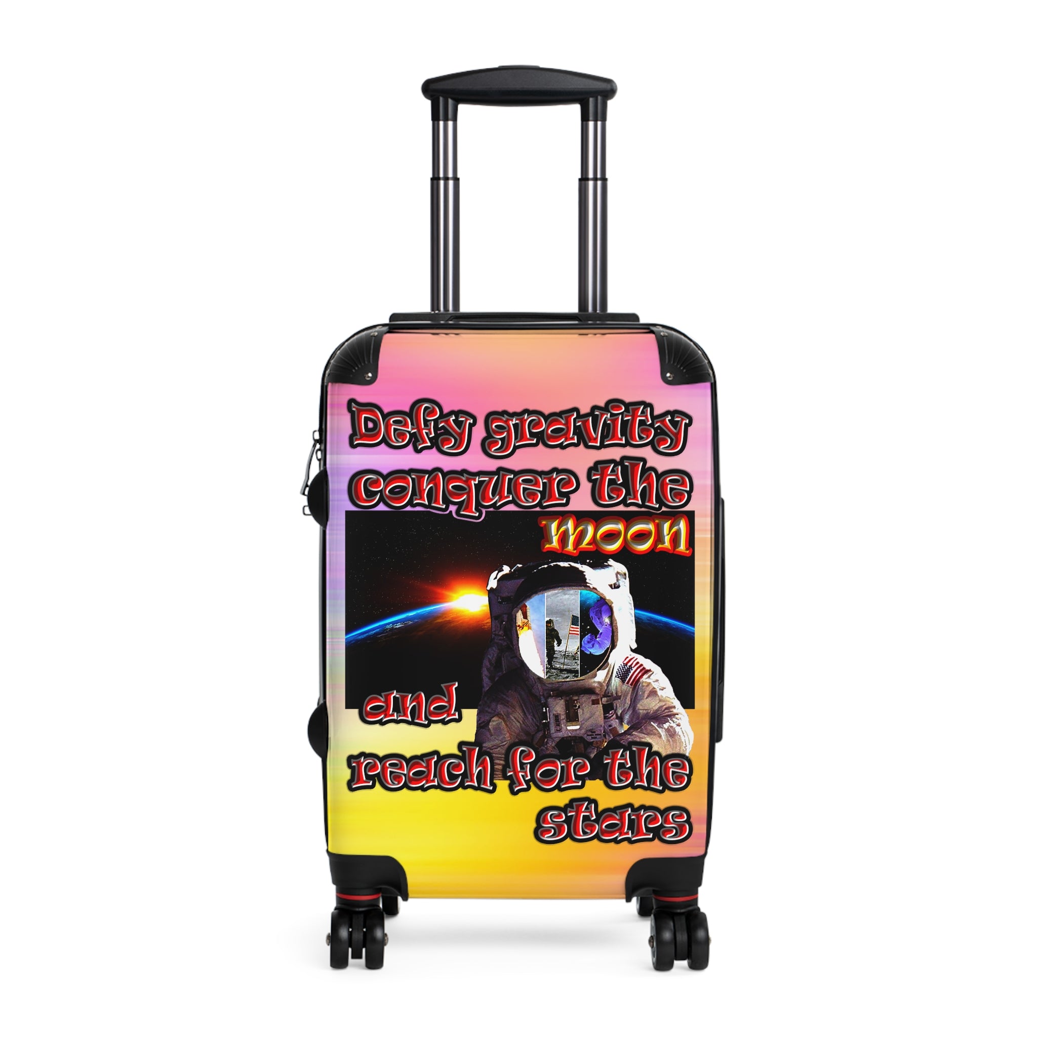 defy conquer reach - Suitcase (color blur)