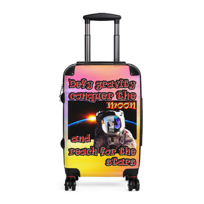 defy conquer reach - Suitcase (color blur)