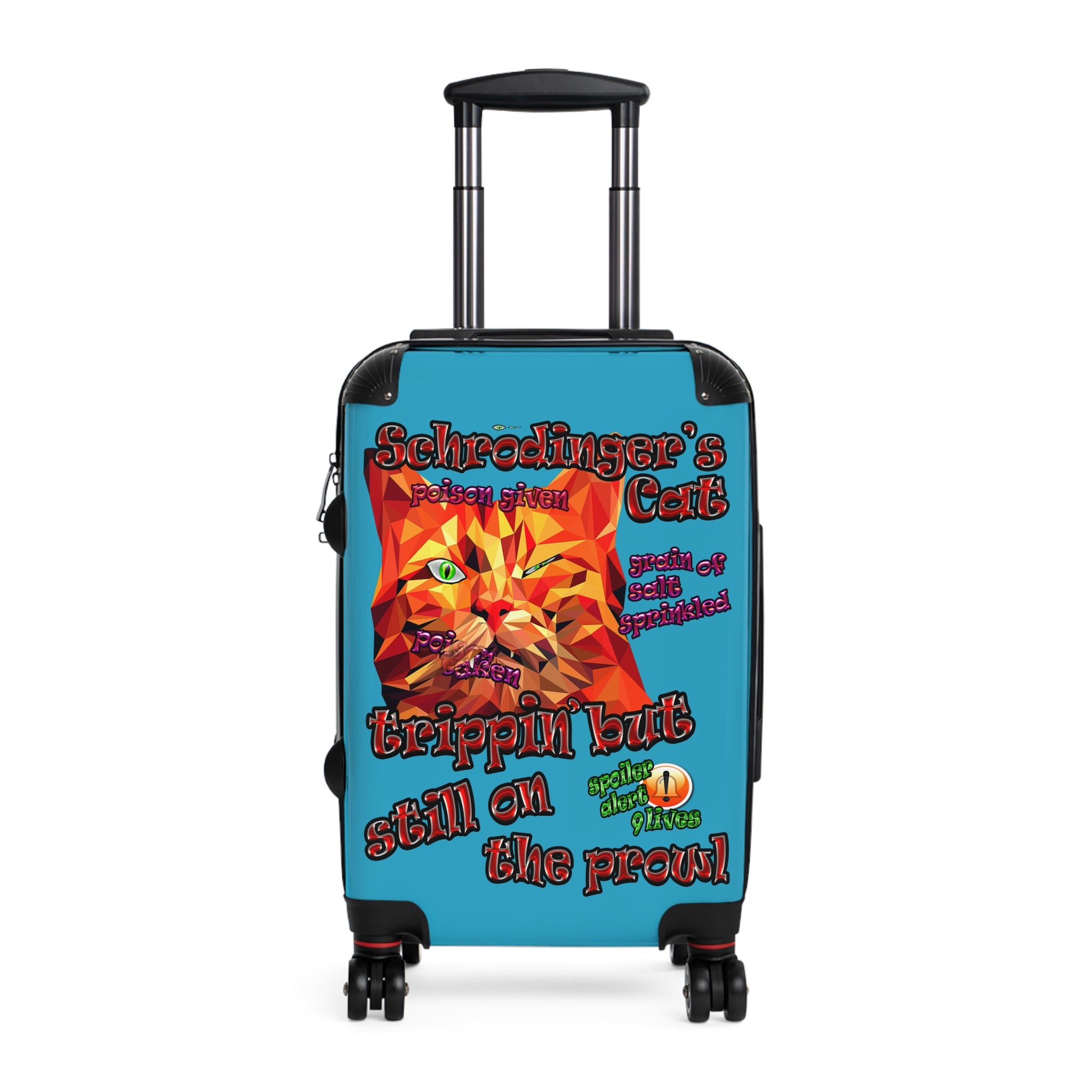 schrodinger's cat - Suitcase (turquoise)