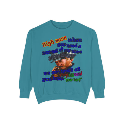 high noon - Unisex Garment-Dyed Sweatshirt