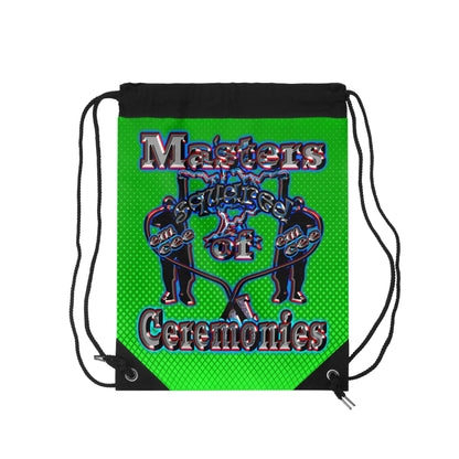 em cee squared - Drawstring Bag (logo green)