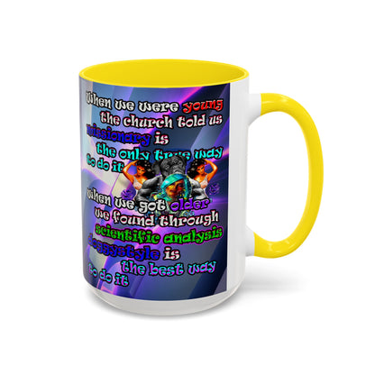 doggystyle - Accent Mug (grey-pink wave)