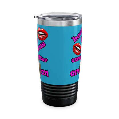 hoes b4 bros - Ringneck Tumbler, 20oz (turquoise)