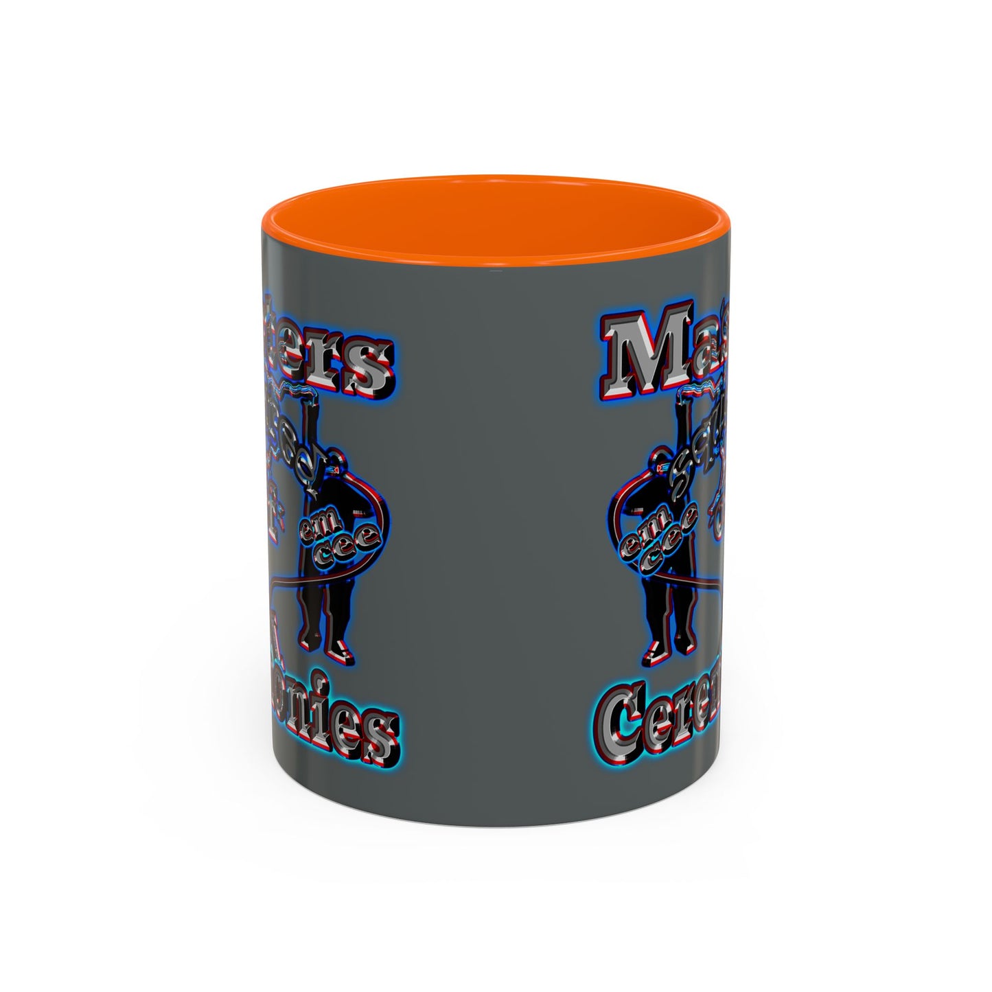 em cee squared - Accent Mug (dark grey)