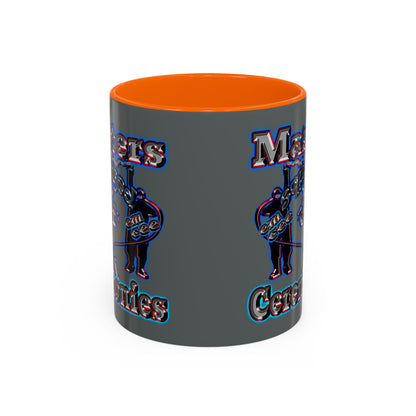 em cee squared - Accent Mug (dark grey)