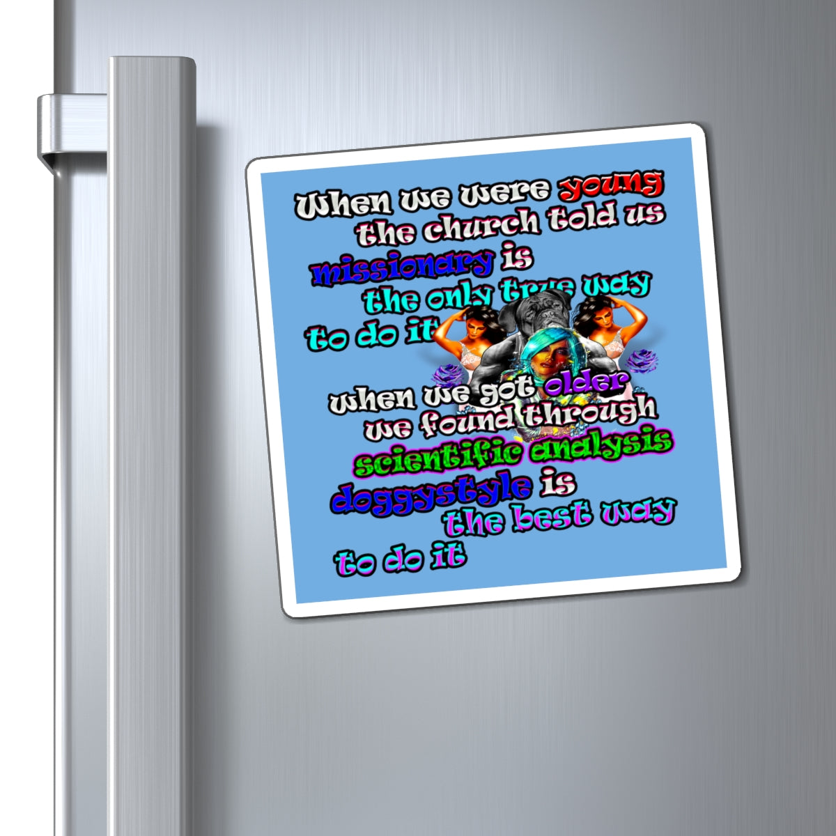 doggystyle - Magnets - (light blue)