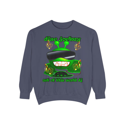 disc jockey - Unisex Garment-Dyed Sweatshirt