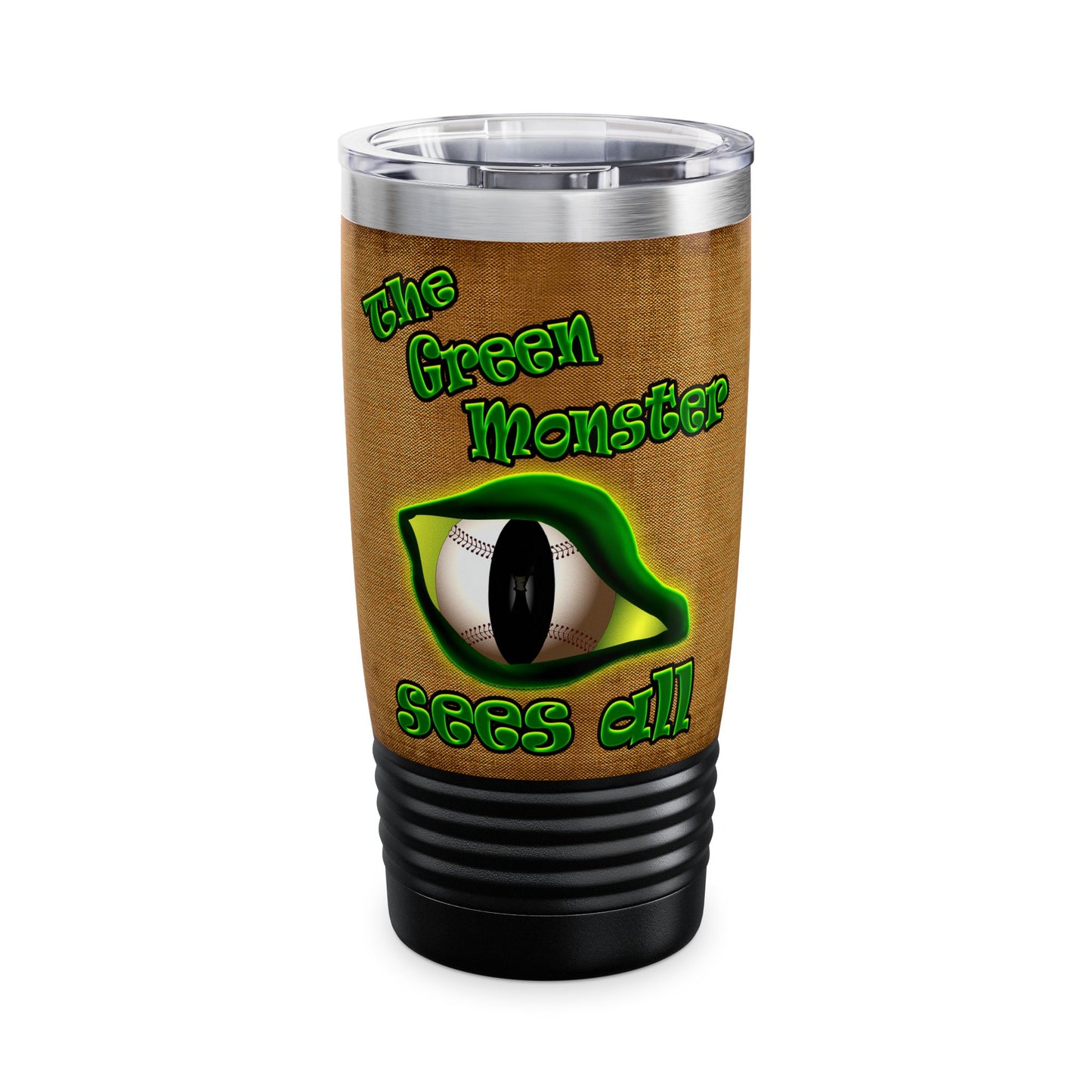 green monster - Ringneck Tumbler, 20oz (brown papyrus)