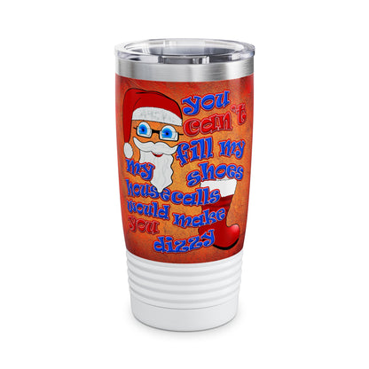 santa's shoes - Ringneck Tumbler, 20oz (burnt orange)