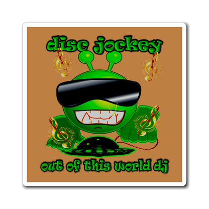 disc jockey - Magnets - (light brown)