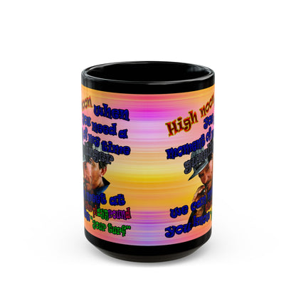 high noon - Black Mug (color blur)
