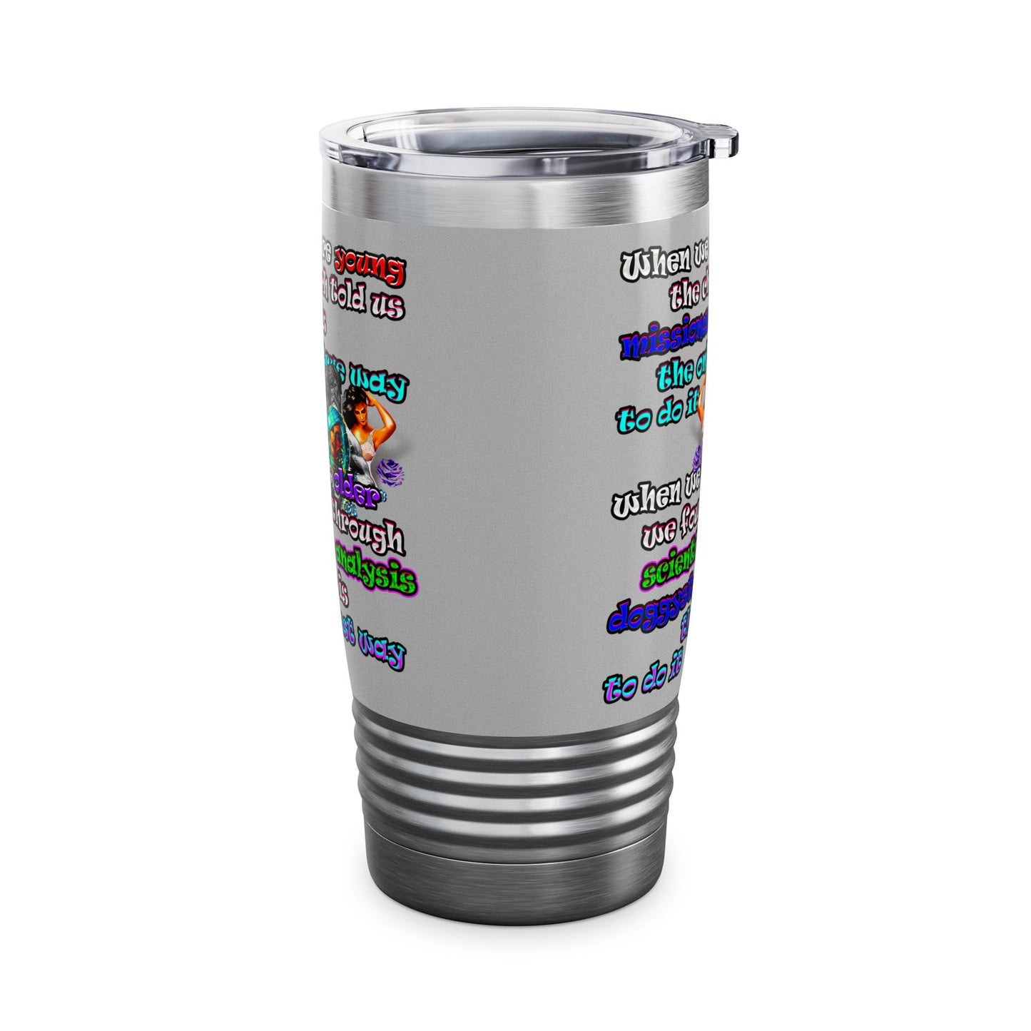 doggystyle - Ringneck Tumbler, 20oz (light grey)