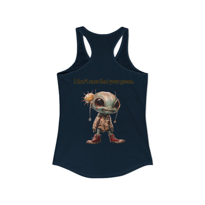 I don't care that your grey - Women's Ideal Racerback Tank