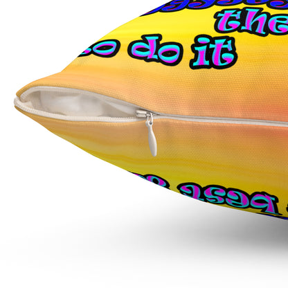 doggystyle - Spun Polyester Square Pillow - (color blur)