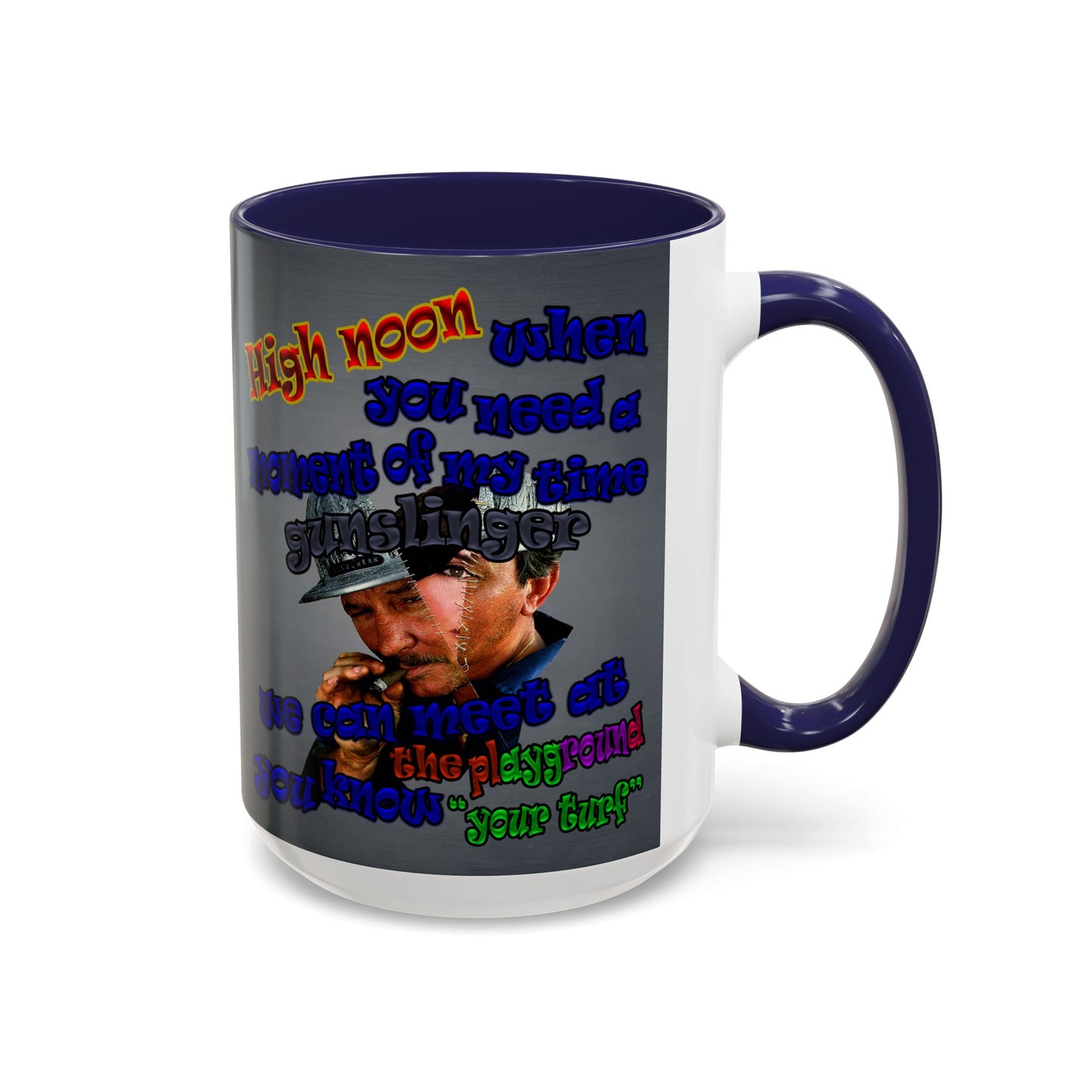 high noon - Accent Mug (grey-light grey)