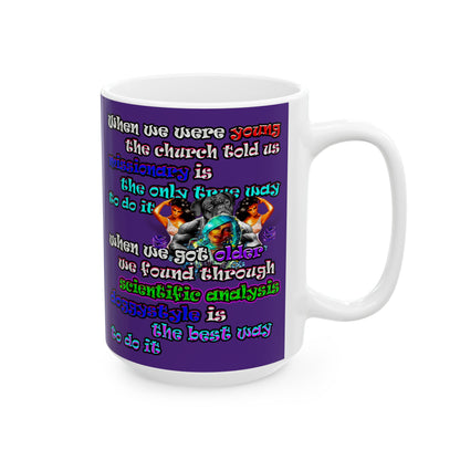 doggystyle - White Mug (purple)