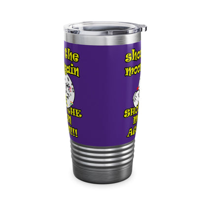 shoot the moon again - Ringneck Tumbler, 20oz (purple)