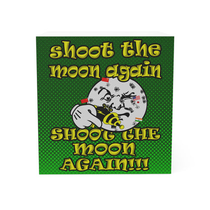 shoot the moon again - note cube (logo green)