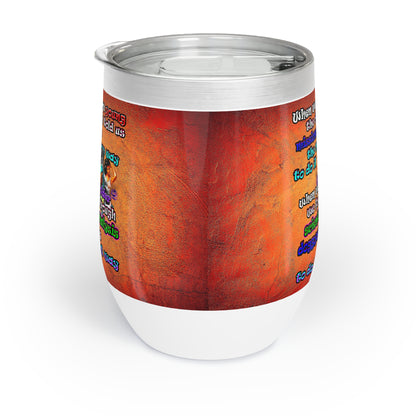 doggystyle - Chill Wine Tumbler (burnt orange)