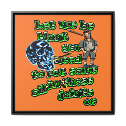 og - framed canvas art (crusta)