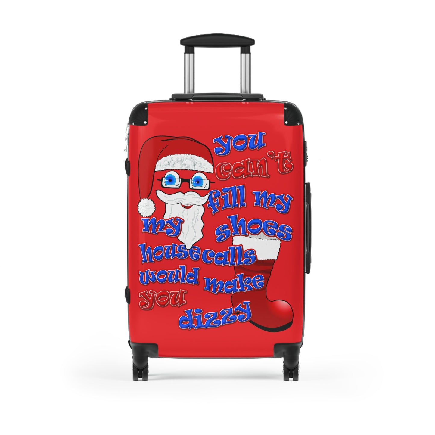 santa's shoes - Suitcase (red)