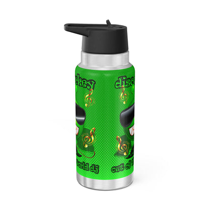 disc jockey - Gator Tumbler, 32oz (logo green)
