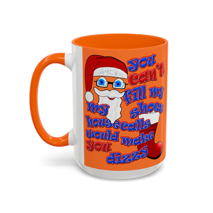 santa's shoes - Accent Mug (crusta)