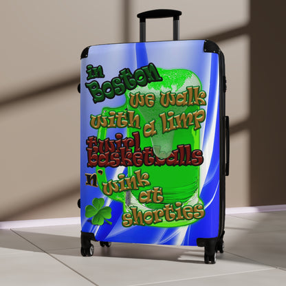 celtics logo - Suitcase (blue-white wave)