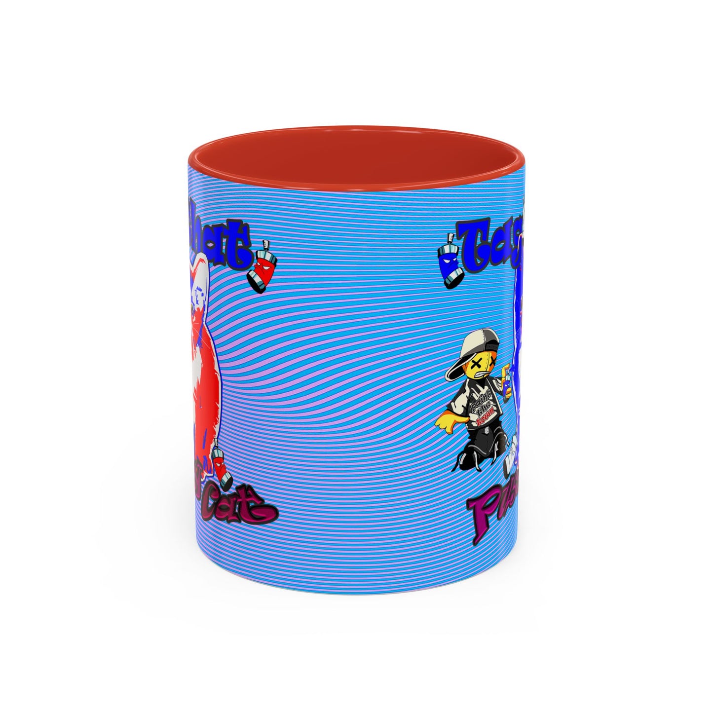 tag that - Accent Mug (light blue-purple wave)