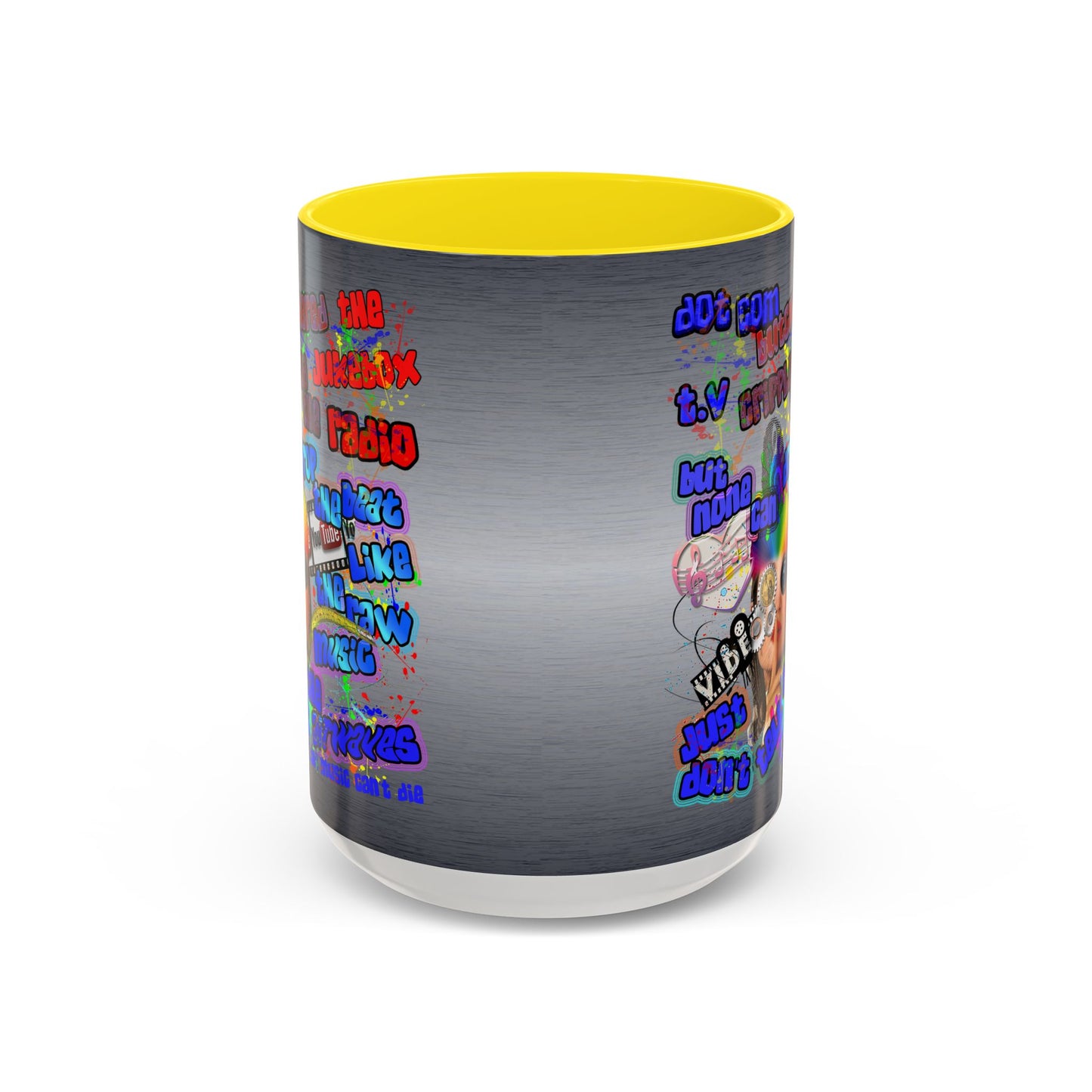 drop the beat - Accent Mug (brushed nickel)