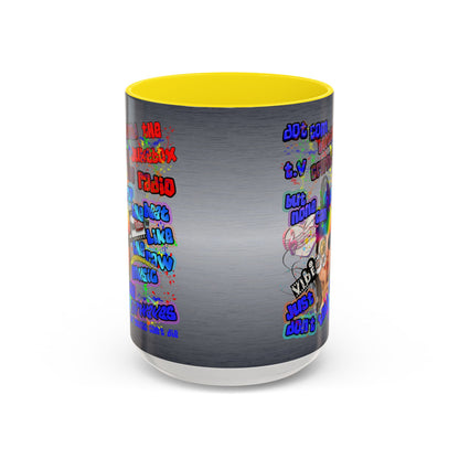drop the beat - Accent Mug (brushed nickel)