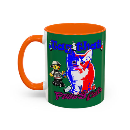 tag that - Accent Mug (dark green)