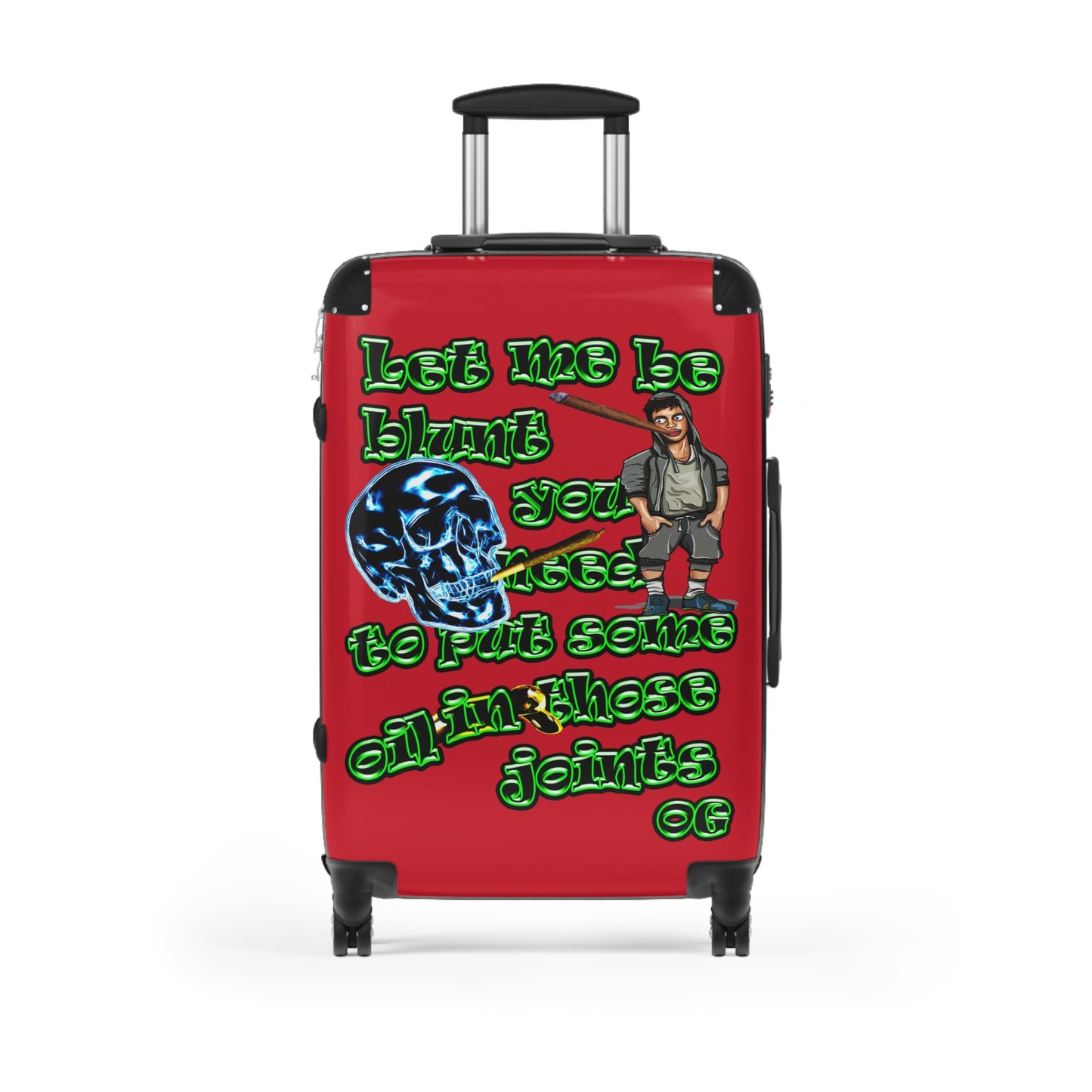 og - Suitcase (dark red)