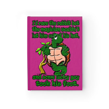 turtle race - journal-blank (pink)