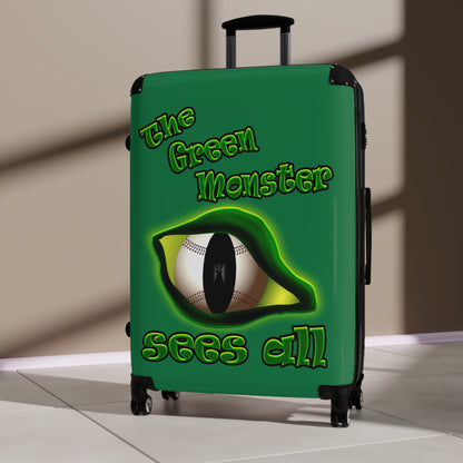 green monster - Suitcase (dark green)