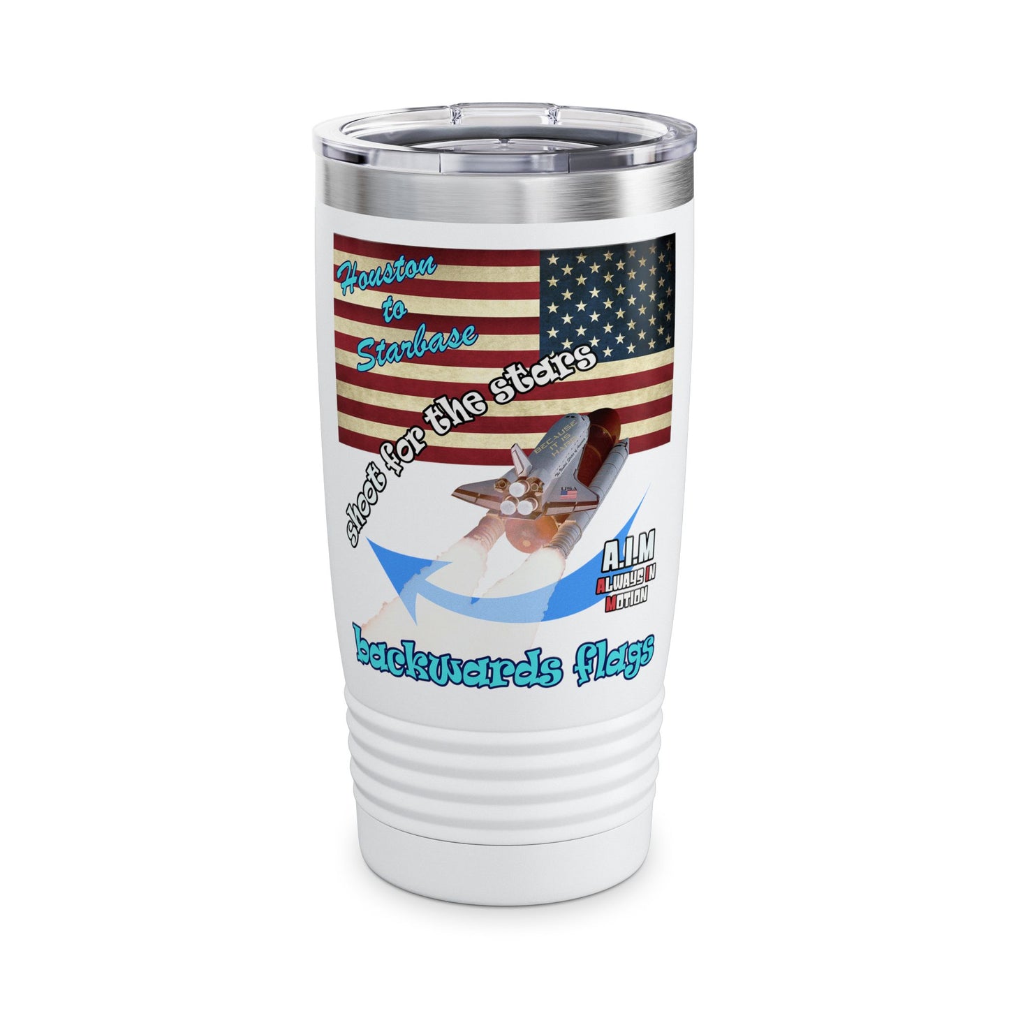 shoot for the stars - Ringneck Tumbler, 20oz