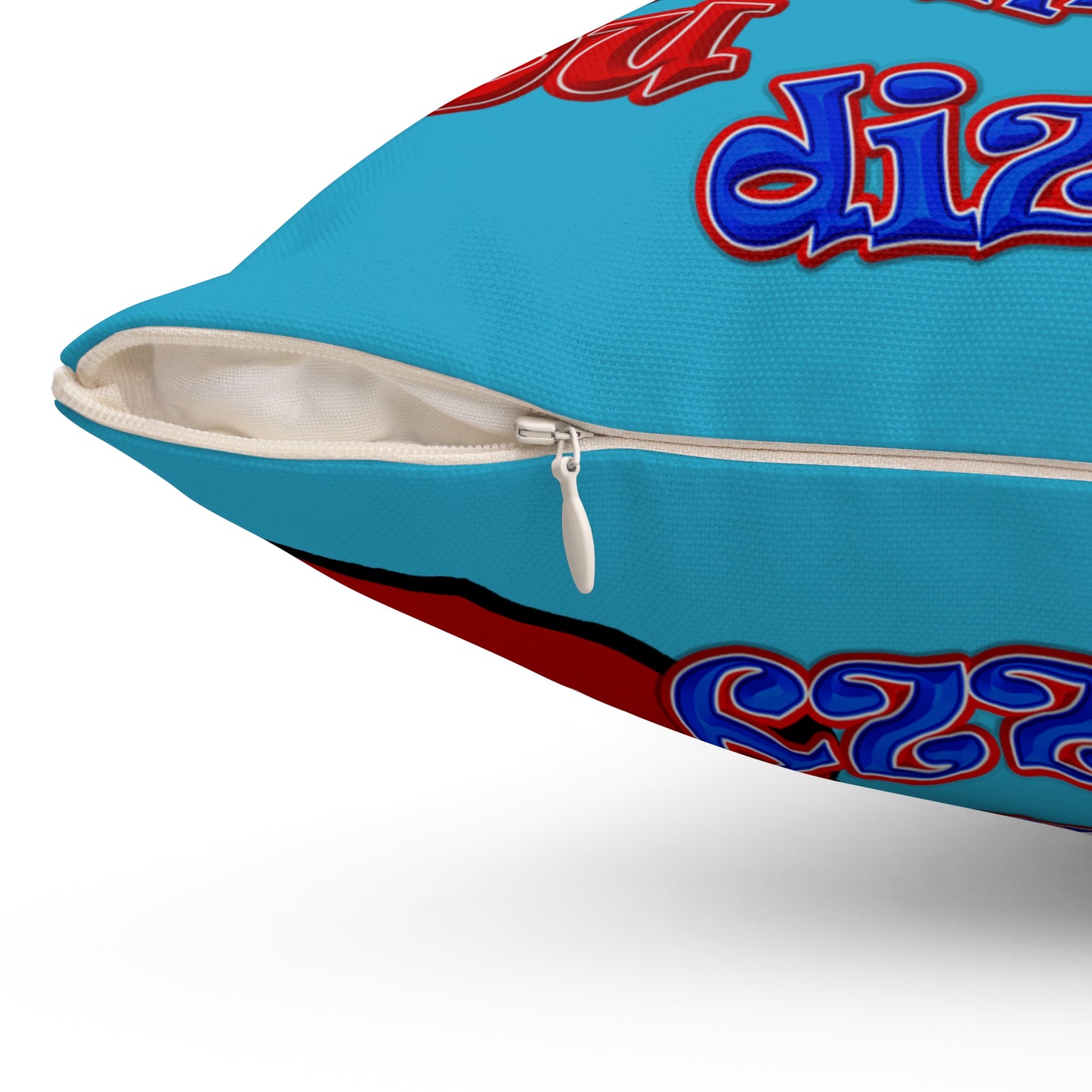 santa's shoes - Spun Polyester Square Pillow - (turquoise)