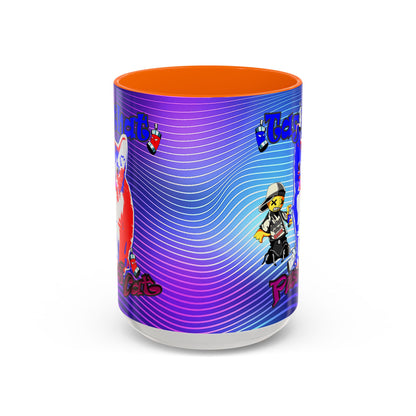 tag that - Accent Mug (purple wave)