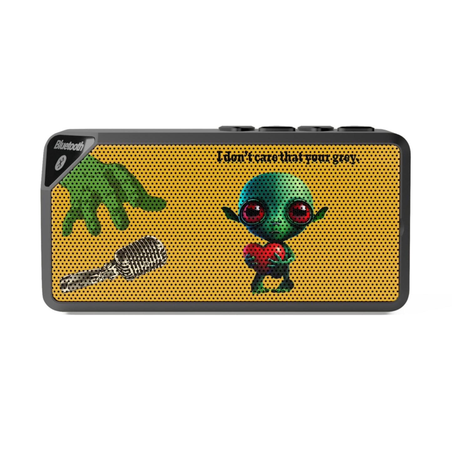 I don't care that your grey - Jabba Bluetooth Speaker (yellow)