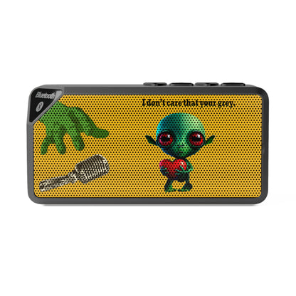 I don't care that your grey - Jabba Bluetooth Speaker (yellow)