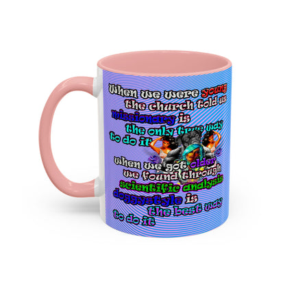 doggystyle - Accent Mug (light blue-purple wave)