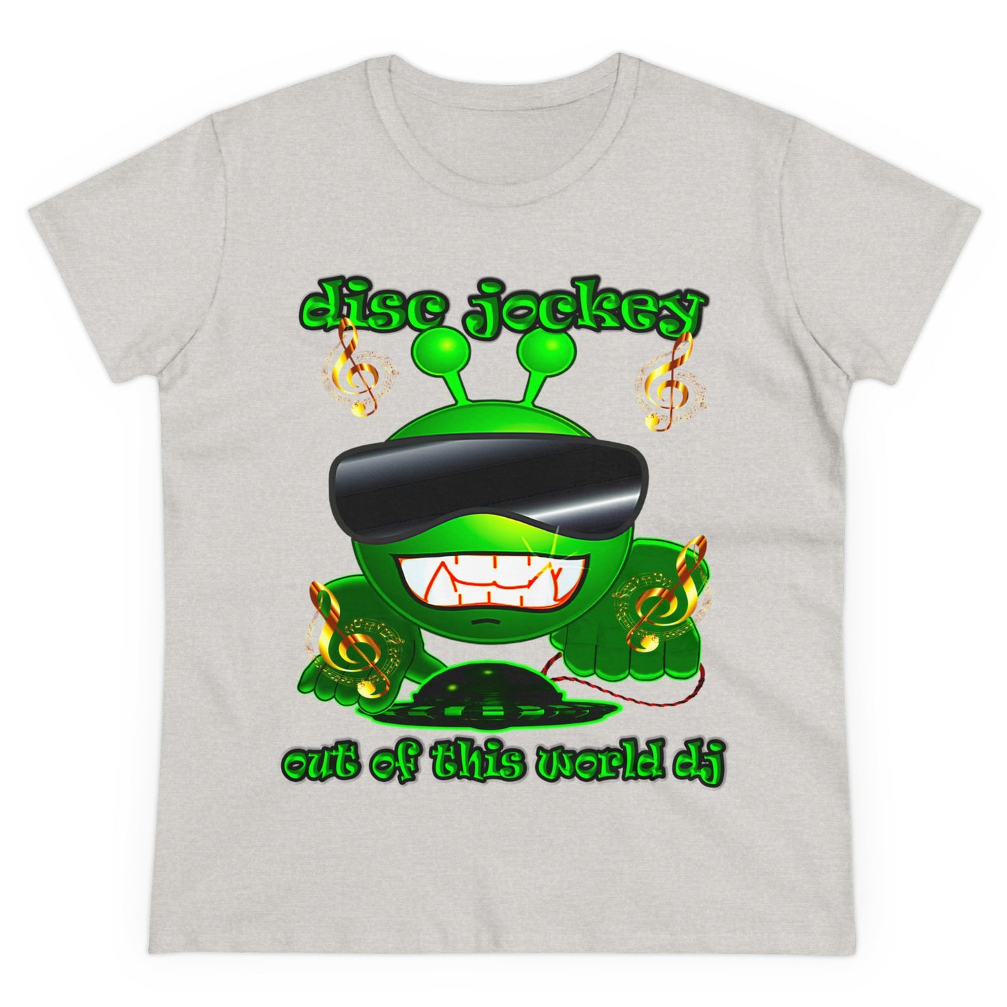 disc jockey - Women's Midweight Cotton Tee