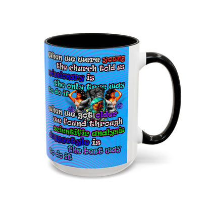 doggystyle - Accent Mug (light blue-purple wave)