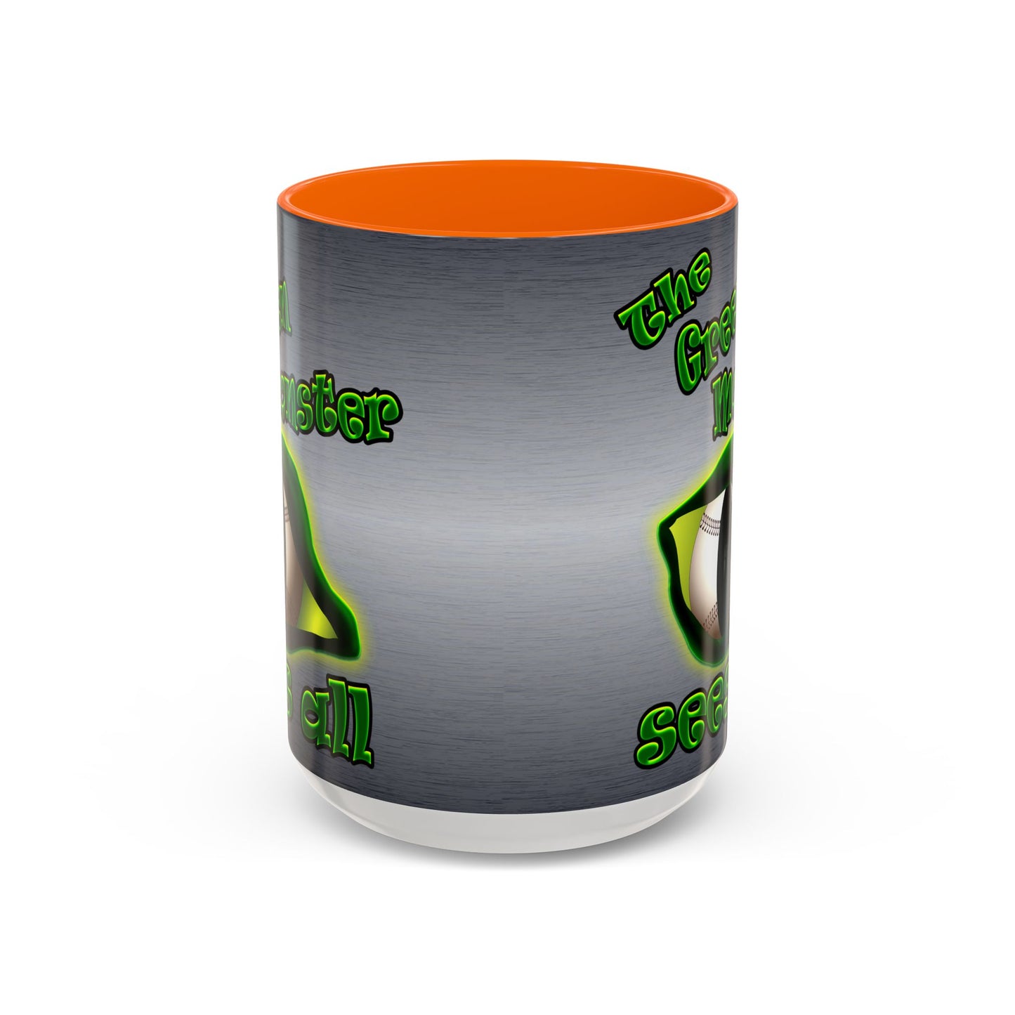 green monster - Accent Mug (brushed nickel)