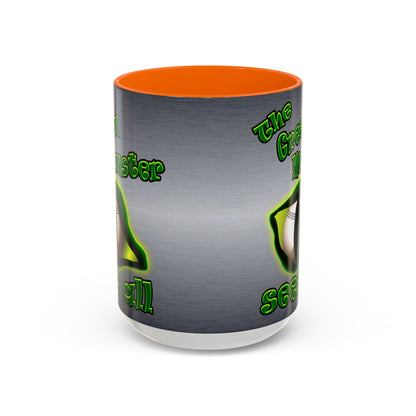 green monster - Accent Mug (brushed nickel)