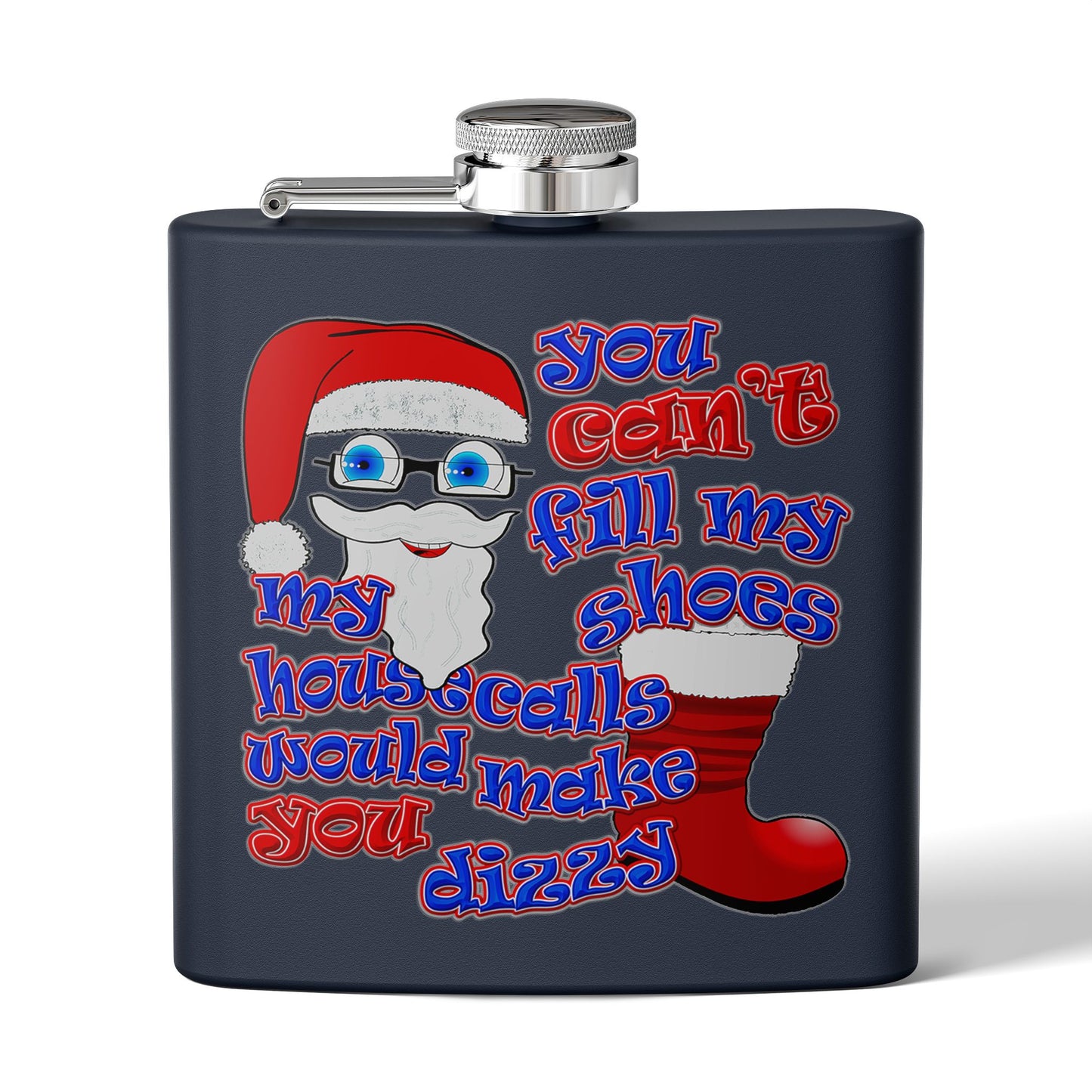 santa's shoes - Stainless Steel Flask