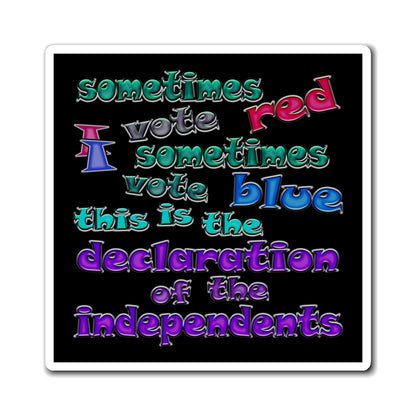 declaration of the independents - Magnets - (black)